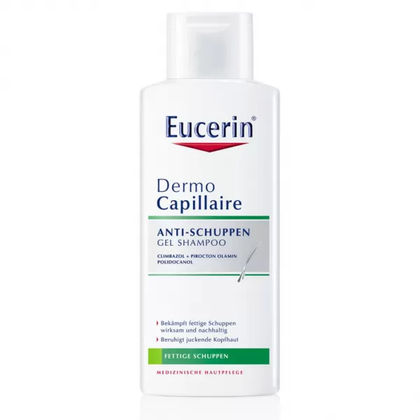 Eucerin DermoCapillaire Gelový šampon proti mastným lupům 250 ml