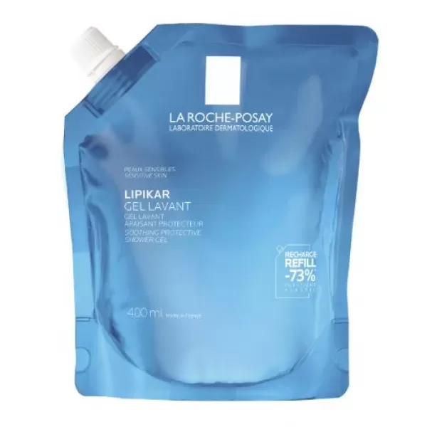 LA ROCHE-POSAY LIPIKAR sprchový gel náplň 400ml