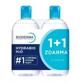 Bioderma Hydrabio H2O micelární voda 2 x 500 ml dárková sada