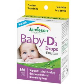 Jamieson Baby-D Vitamín D 11.7 ml kapky