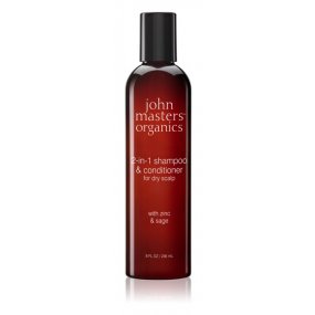 John Masters organics Šampon a kondicionér 2v1 se zinkem a šalvějí 236 ml