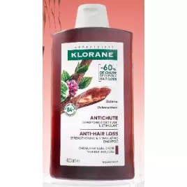 KLORANE šampon Chinin & Bio Protěž Alpská posilující šampon proti vypadávání vlasů 400 ml
