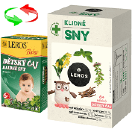 LEROS BABY Dětský čaj Klidné sny 20x1,5 g