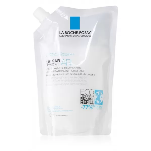 LA ROCHE-POSAY LIPIKAR Syndet AP gel náplň 400ml