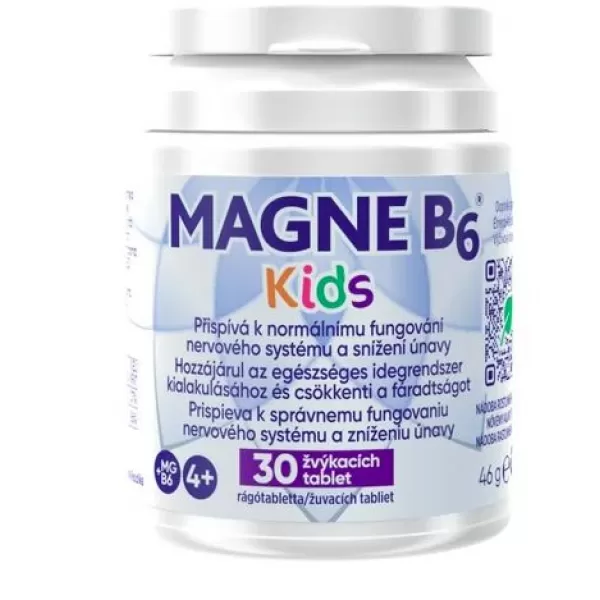 Magne B6 Kids 30 žvýkacích tablet