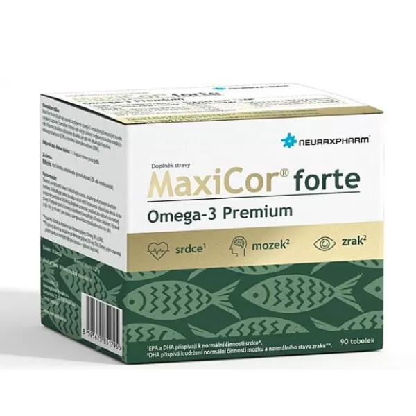 MAXICOR Forte omega 3 premium 90 tobolek