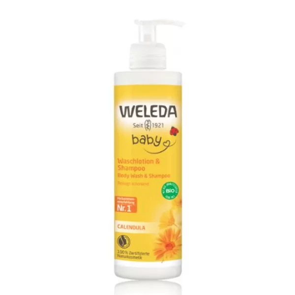 Weleda Měsíčkový mycí krém a šampón 400 ml