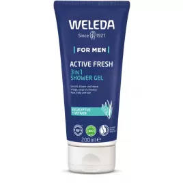 Weleda 3 v 1 Shower Gel For Men Active Fresh 200 ml