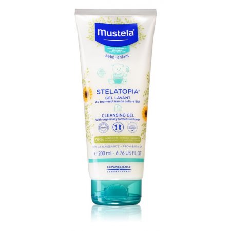 Mustela Bébé zklidňující čisticí gel pro atopickou pokožku 200 ml 30.06.2023
