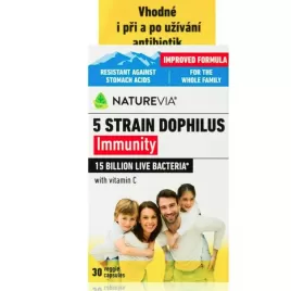 NatureVia Laktobacily 5 Imunita 30 kapslí
