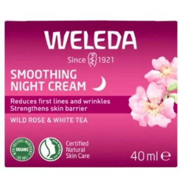 Weleda Rozjasňující noční krém Divoká růže a bílý čaj 40 ml