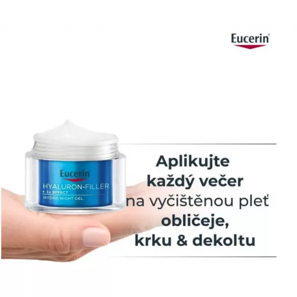 Eucerin Hyaluron-Filler + 3x Effect noční gel 50 ml