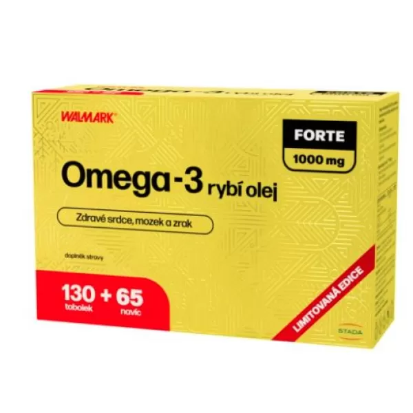 Walmark Omega 3 - rybí olej Forte tob.130+65 Promo 2024