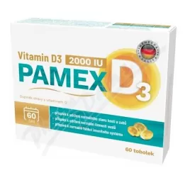 Pamex Vitamin D3 2000IU tob.60