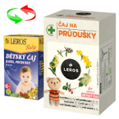 LEROS BABY Dětský čaj Kašel, průdušky 20x1,5 g