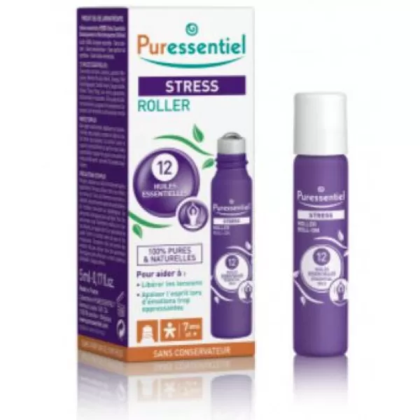 PURESSENTIEL Roll-on proti stresu 12 esenciálních olejů 5 ml
