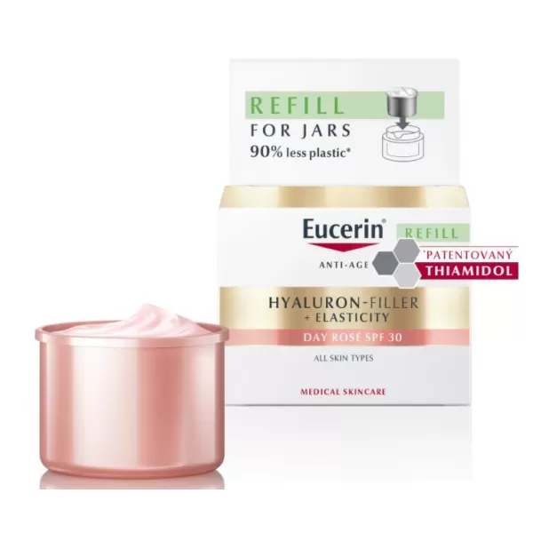 Eucerin HYALURON-FILLER+ELASTICITY denní krém Rosé SPF30 refill 50ml