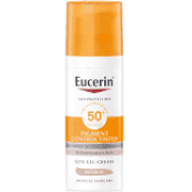 Eucerin Pigment Control Emulze na opalování na obličej s depigmentačním účinkem SPF 50+ středně tmavá 50 ml