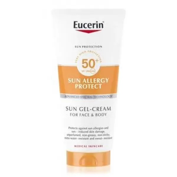 Eucerin SUN Allergy Protect SPF50+ ochranný krémový gel 200 ml