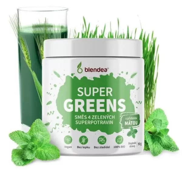 Blendea Supergreens Originál Máta BIO 90 g
