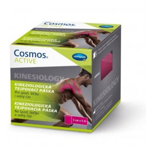 Cosmos Active - Kinezio tejp. páska růžová 5cm x5m