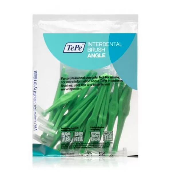 Tepe Mezizubní kartáčky Angle 0,8 mm zelený 25 ks