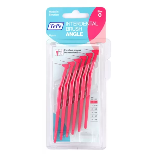 TePe Angle mezizubní kartáčky 6 ks růžové