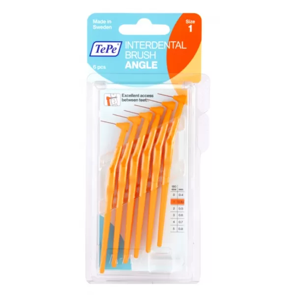 TePe Angle mezizubní kartáčky 6 ks oranžové