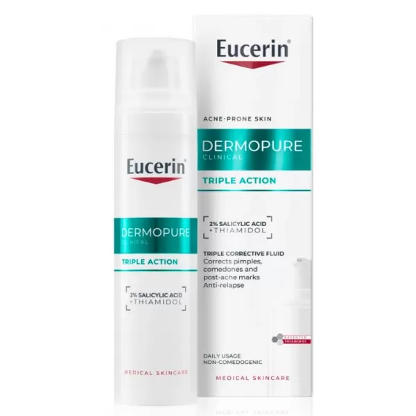Eucerin DermoPure CLINICAL fluid s trojitým účinkem 40ml