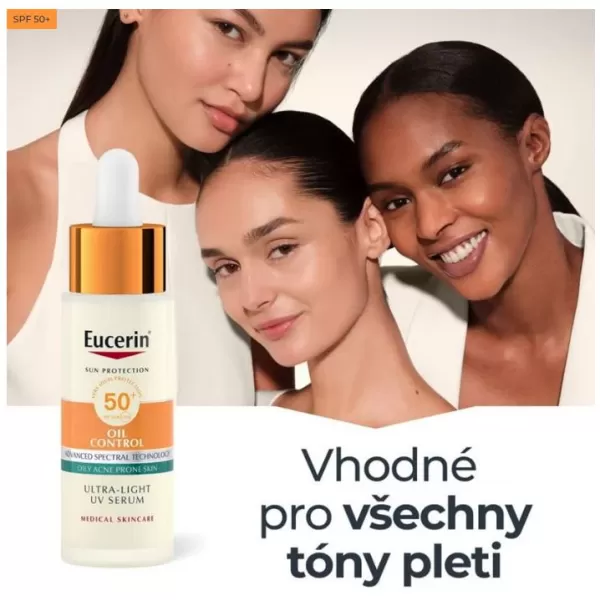 Eucerin SUN UV Serum na obličej SPF50+ 30ml