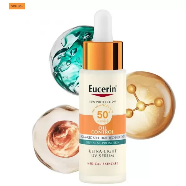 Eucerin SUN UV Serum na obličej SPF50+ 30ml