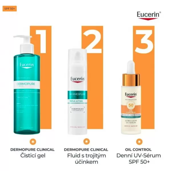 Eucerin SUN UV Serum na obličej SPF50+ 30ml