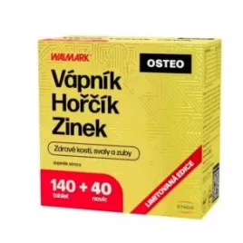 Walmark Vápník Hořčík Zinek OSTEO tbl.120+60 Promo 2024