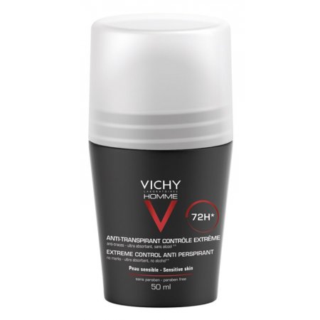 Vichy Homme Deodorant antiperspirant roll-on proti nadměrnému pocení 50 ml