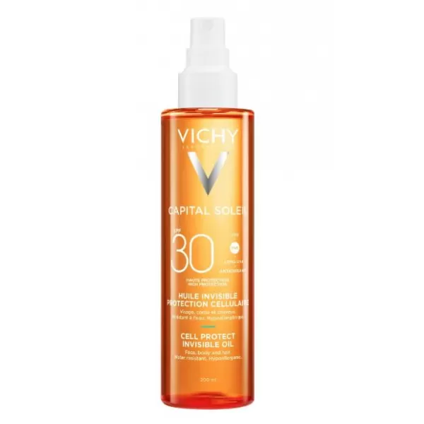 Vichy Capital Soleil CELL ochranný neviditelný olej SPF30 200ml